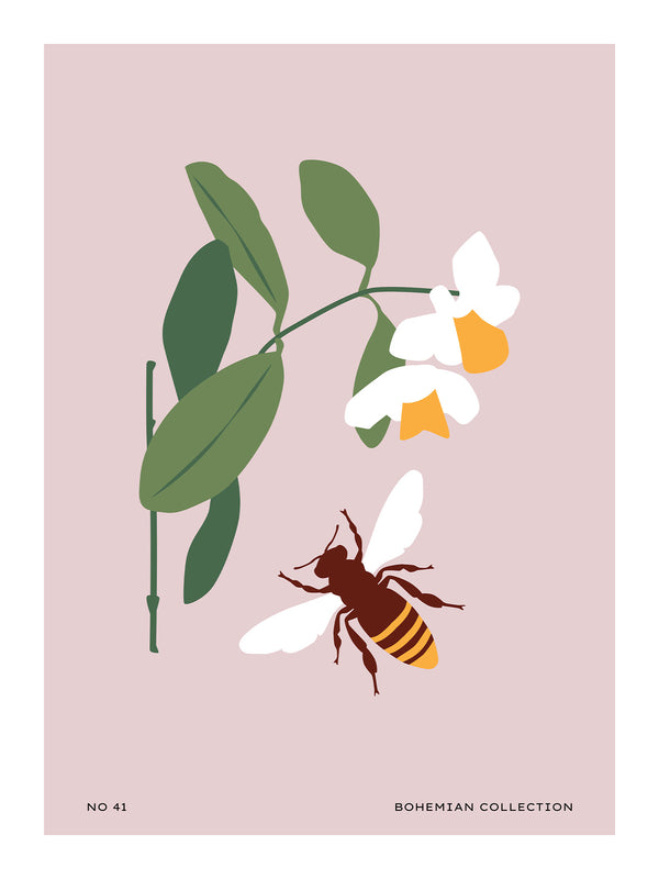 L'abeille marguerite - Poster