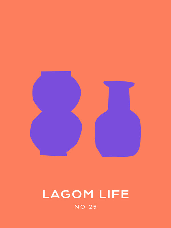 Lagom Life No 25 - Poster