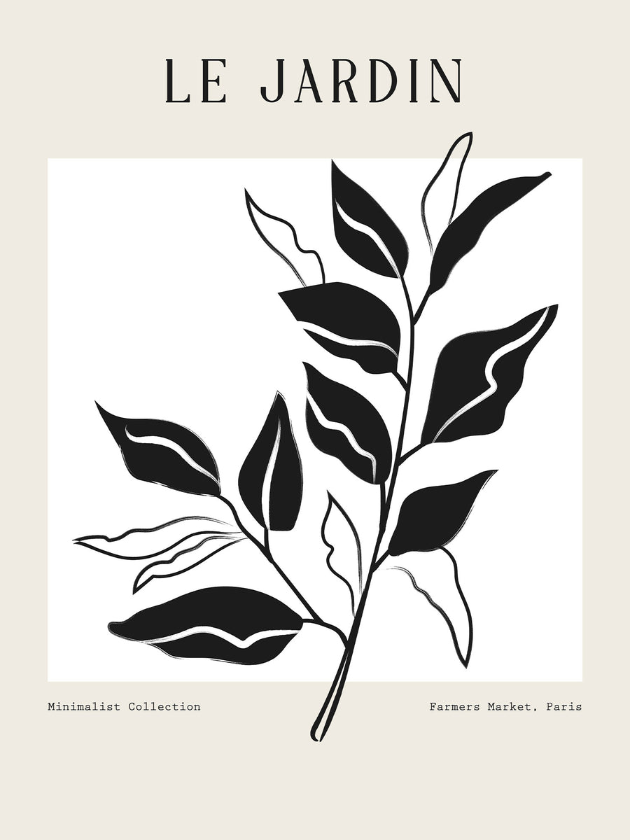 a black and white photo of a plant 