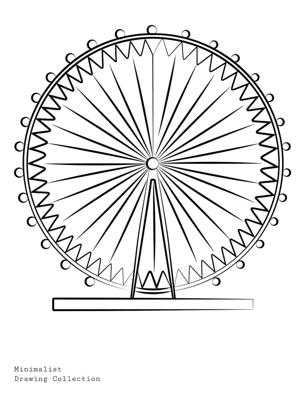 London Eye Illustration - Poster