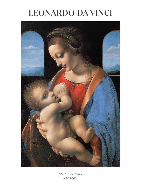 Leonardo da Vinci - Madonna Litta - Poster