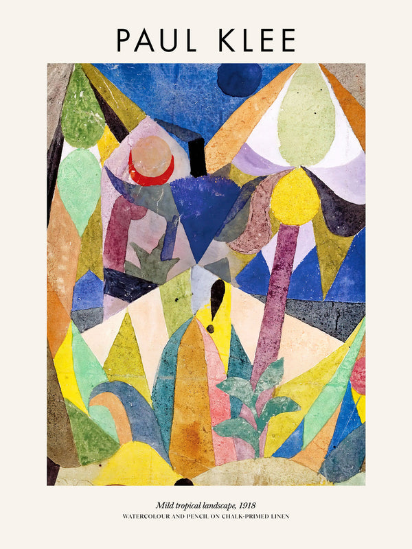 Paul Klee - Mild Tropical Landscape - Poster