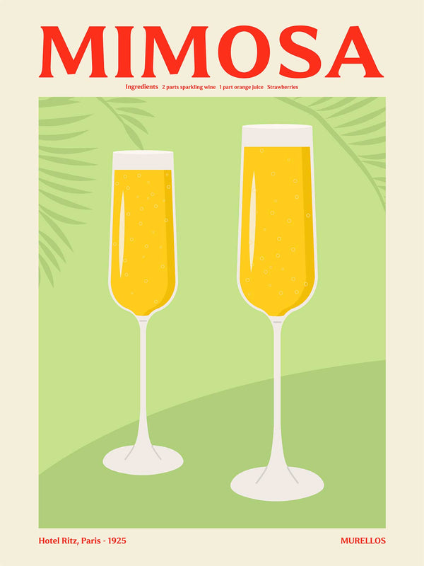 Mimosa Cocktail - Poster