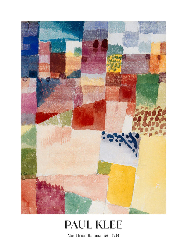 Paul Klee - Motif from Hammamet - Poster