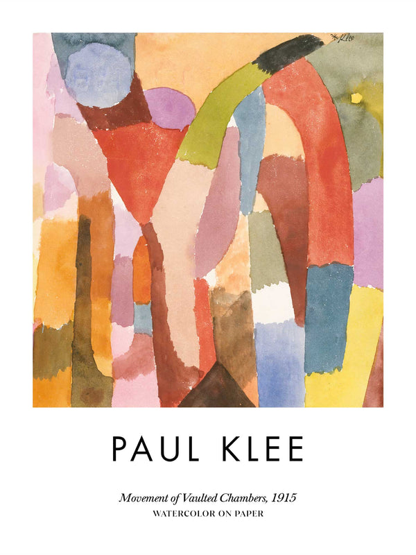 Paul Klee - Movement of Vaulted Chambers - Poster