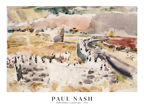 Paul Nash - Oxfordshire Landscape - Poster