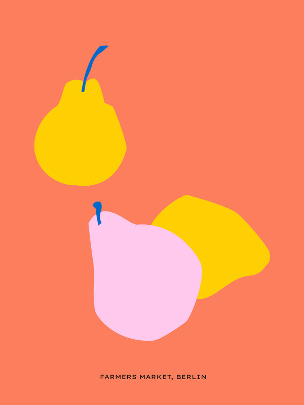 German Pears - Poster