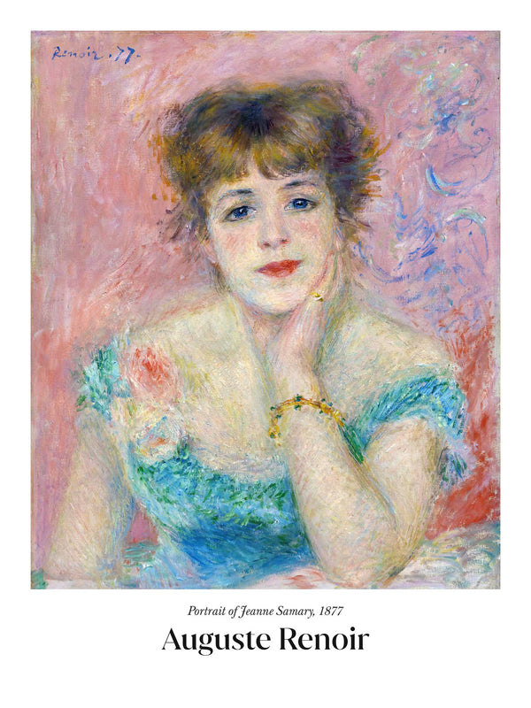 Pierre-Auguste Renoir - Portrait of Jeanne Samary - Poster
