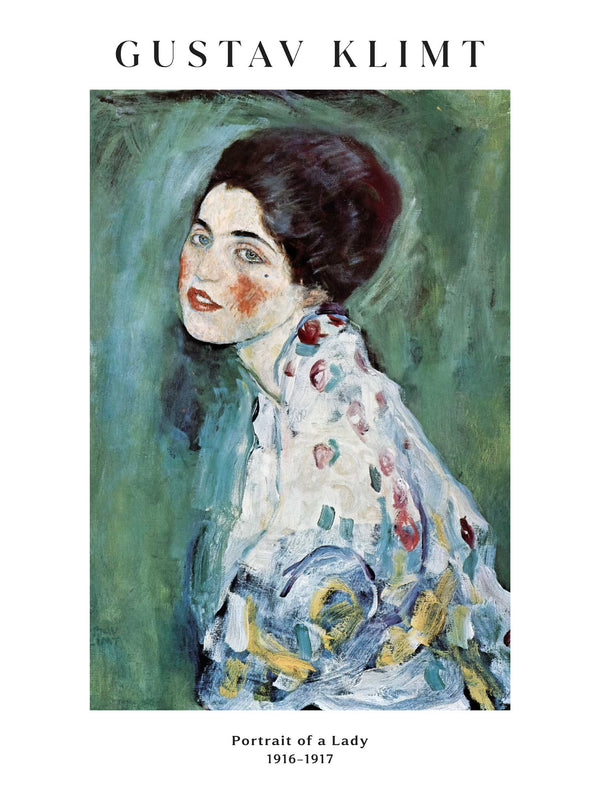 Gustav Klimt - Portrait of a Lady - Poster