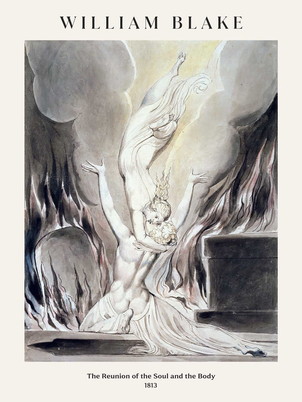 William Blake - The Reunion of the Soul and the Body - Poster