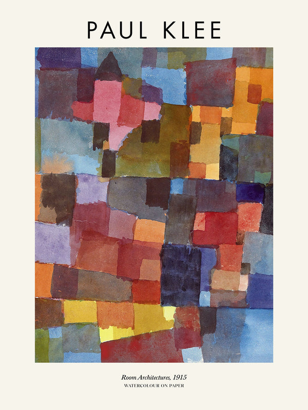 Paul Klee - Room Architectures - Poster