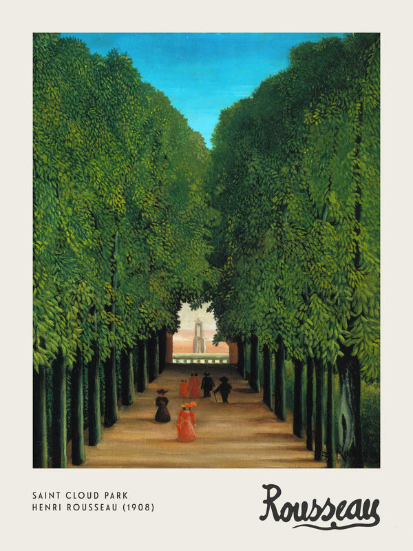 Henri Rousseau - The Avenue in the Park at Saint Cloud - Poster