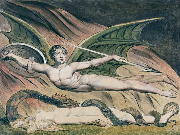William Blake - Satan Exulting over Eve - Poster