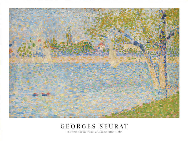 Georges Seurat - The Seine seen from La Grande Jatte - Poster