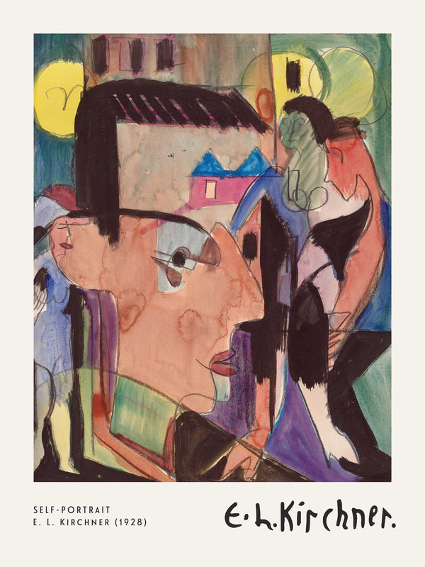 Ernst Ludwig Kirchner - Self-Portrait - Poster