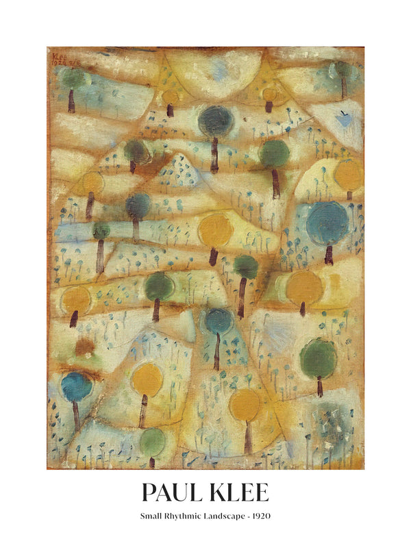 Paul Klee - Small Rhythmic Landscape - Poster