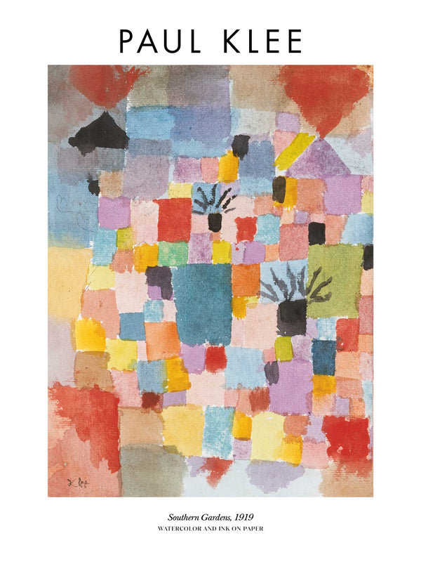 Paul Klee - Southern Gardens - Poster