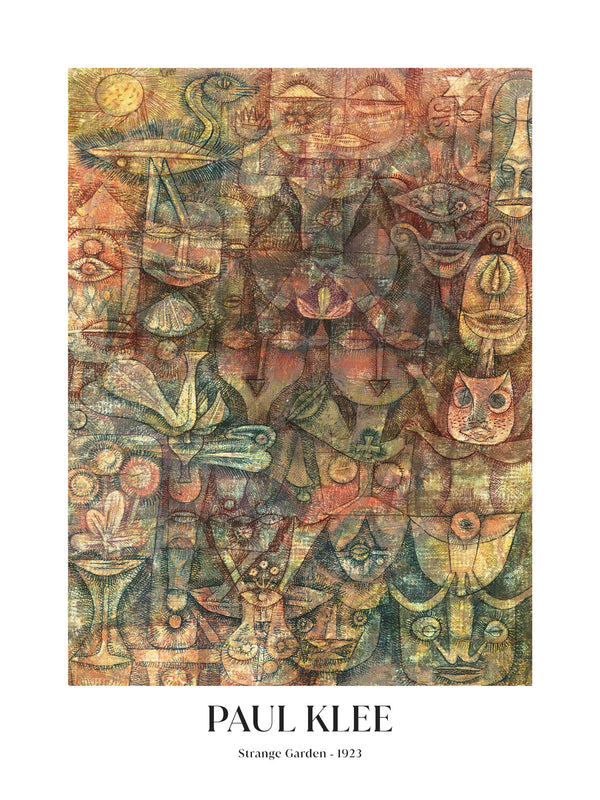 Paul Klee - Strange Garden - Poster