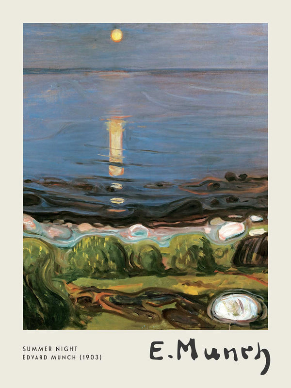 Edvard Munch - Summer Night - Poster