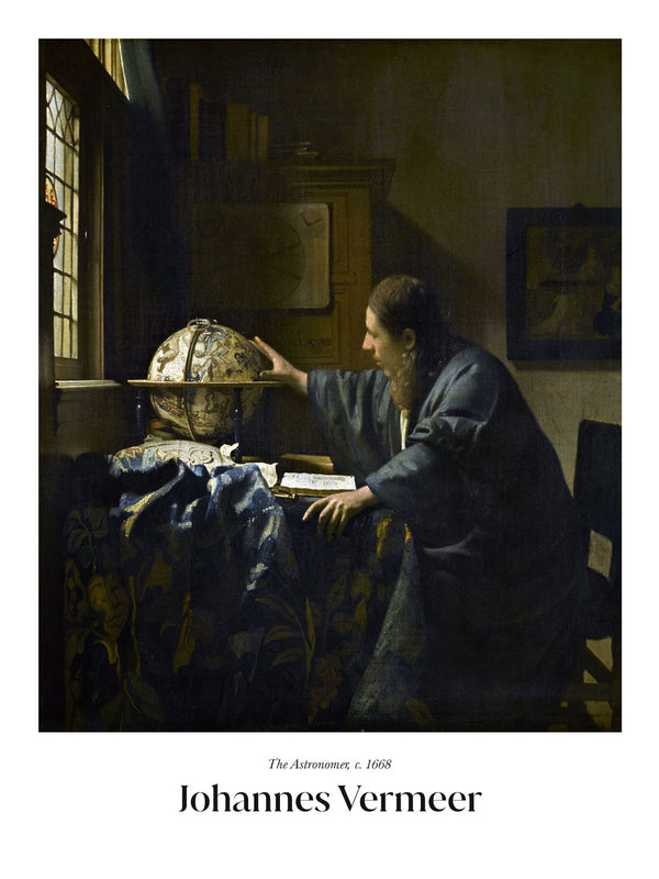 Johannes Vermeer - The Astronomer - Poster - Murellos