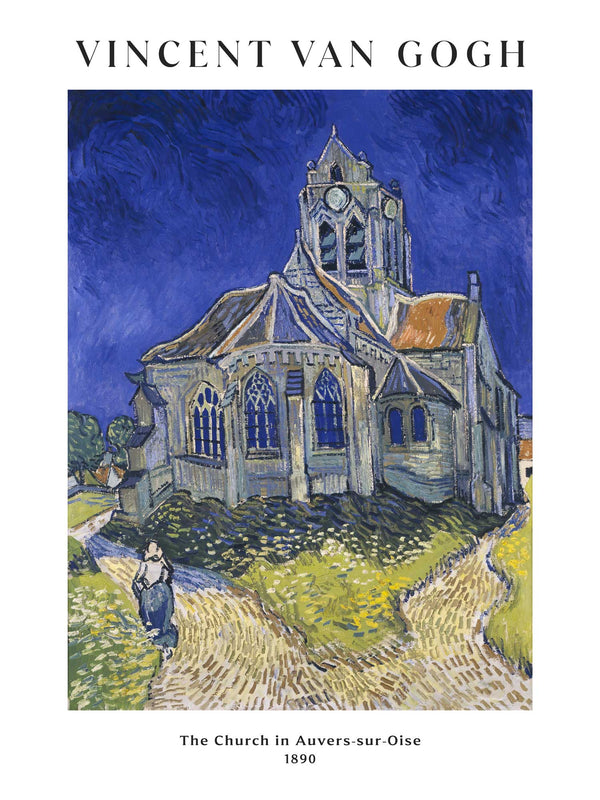 Vincent van Gogh - The Church in Auvers-sur-Oise - Poster