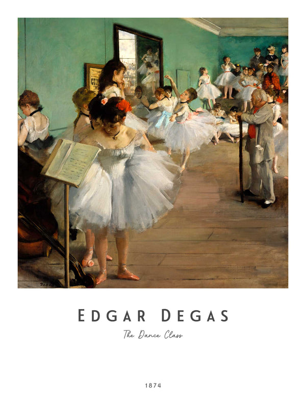 Edgar Degas - The Dance Class - Poster