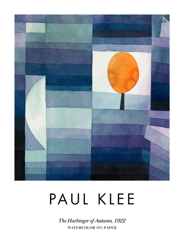 Paul Klee - The Harbinger of Autumn - Poster