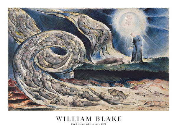 William Blake - The Lovers Whirlwind - Poster
