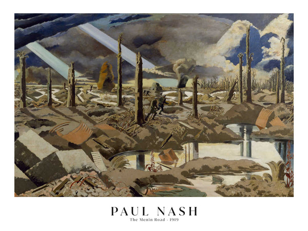 Paul Nash - The Menin Road - Poster