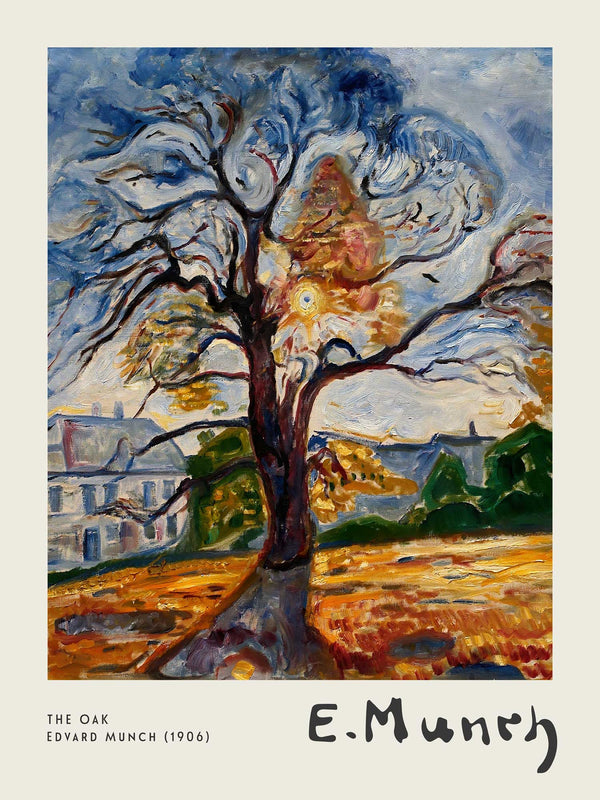 Edvard Munch - The Oak - Poster