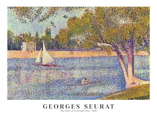 Georges Seurat - The Seine at La Grande Jatte - Poster