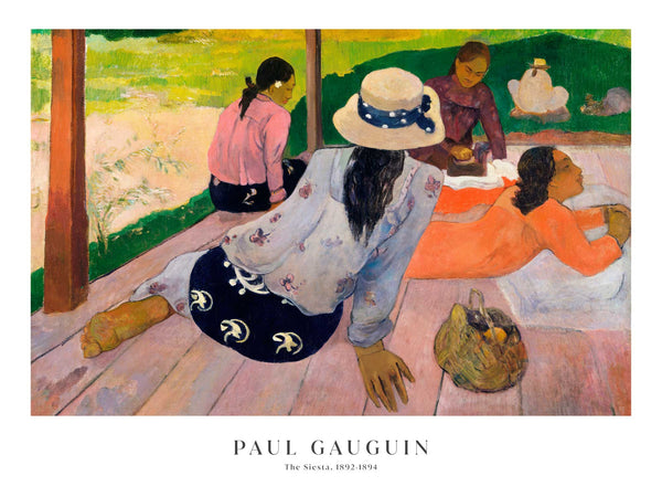 Paul Gauguin - The Siesta - Poster