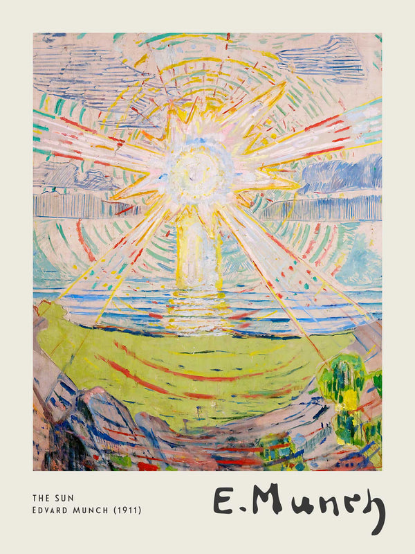 Edvard Munch - The Sun - Poster