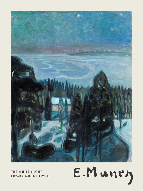 Edvard Munch - The White Night - Poster