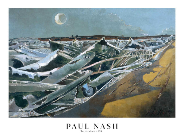 Paul Nash - Totes Meer - Poster