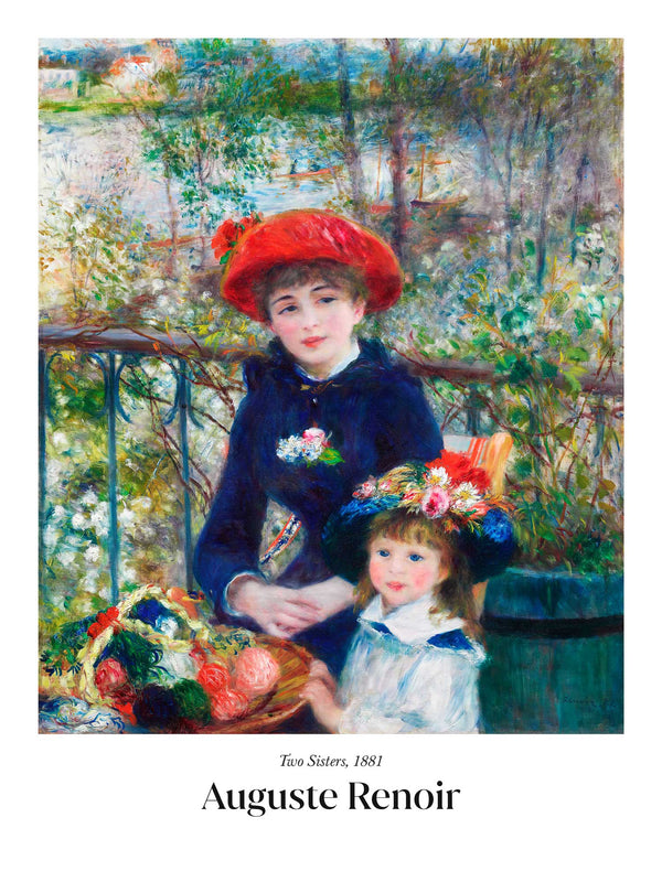 Pierre-Auguste Renoir - Two Sisters - Poster