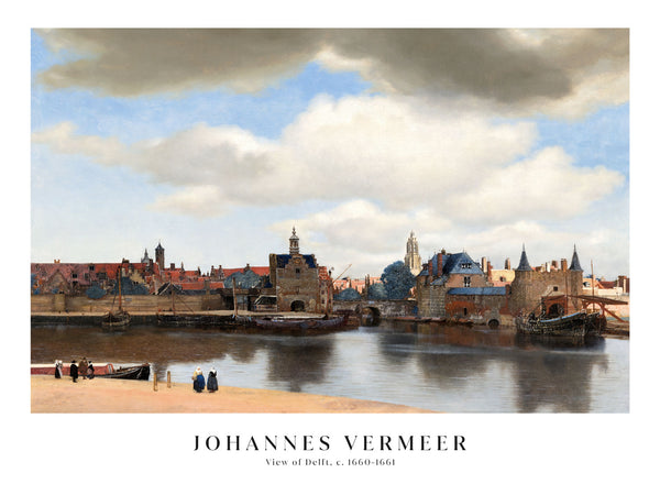 Johannes Vermeer - View of Delft - Poster - Murellos