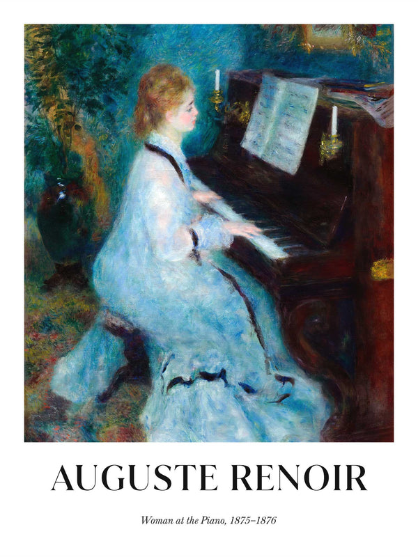 Pierre-Auguste Renoir - Woman at the Piano - Poster