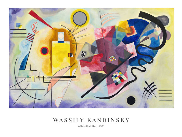 Wassily Kandinsky - Yellow-Red-Blue - Poster