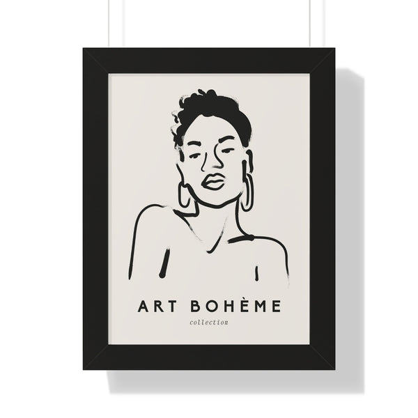 Boho Girl II - Framed Print