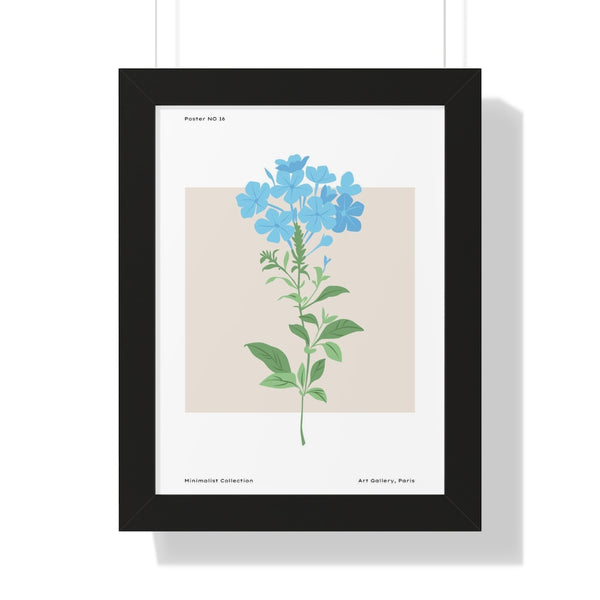 Symphonie en bleu - Framed Print