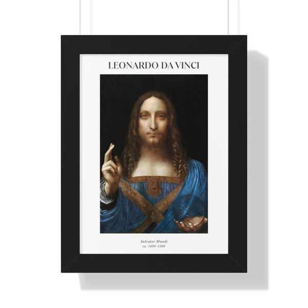 Leonardo da Vinci - Salvator Mundi - Framed Print