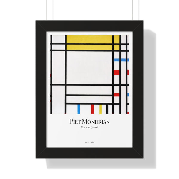 Piet Mondrian - Place de la Concorde - Framed Print