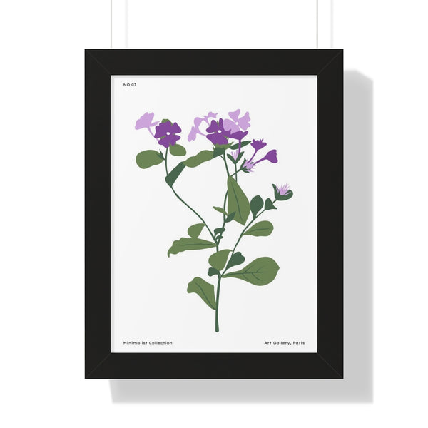 Brise violette - Framed Print