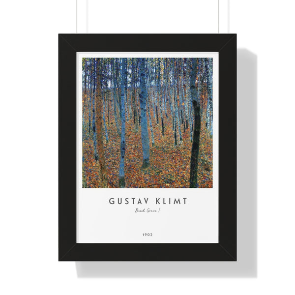 Gustav Klimt - Beech Grove I - Framed Print