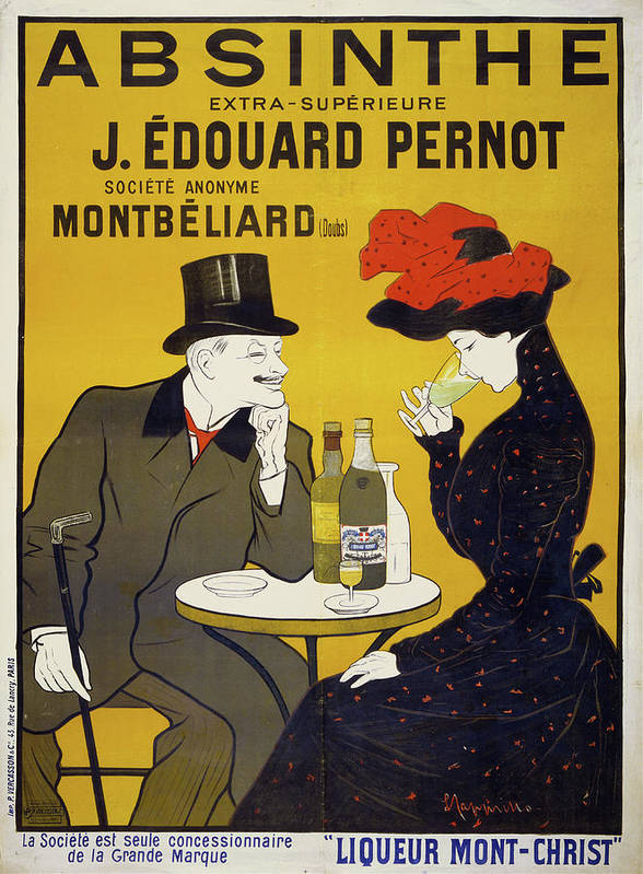 Absinthe extra-superieure J. Edouard Pernot - Art Print
