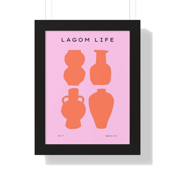 Lagom Life No 07 - Framed Print