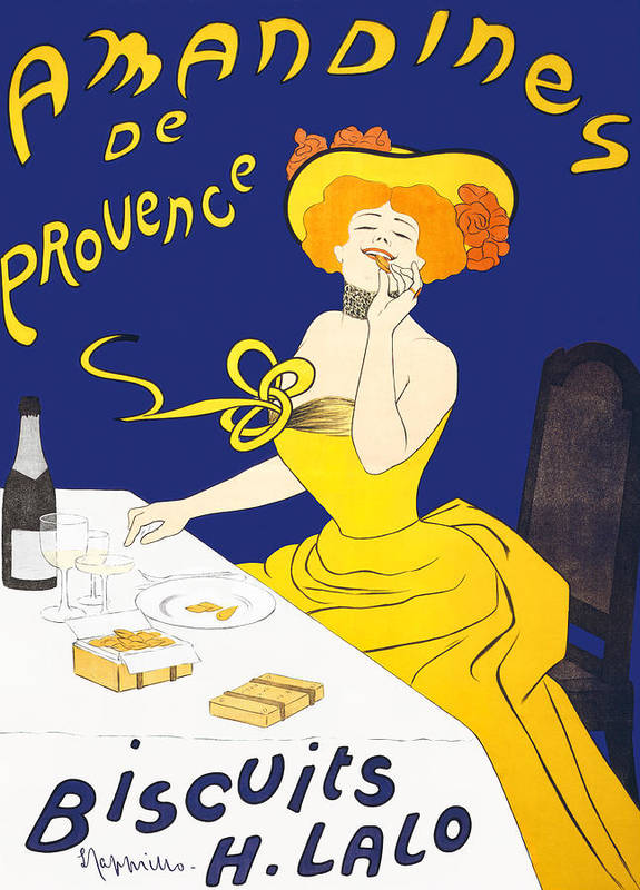 Amandines De Provence, Biscuits H. Lalo - Art Print - Murellos