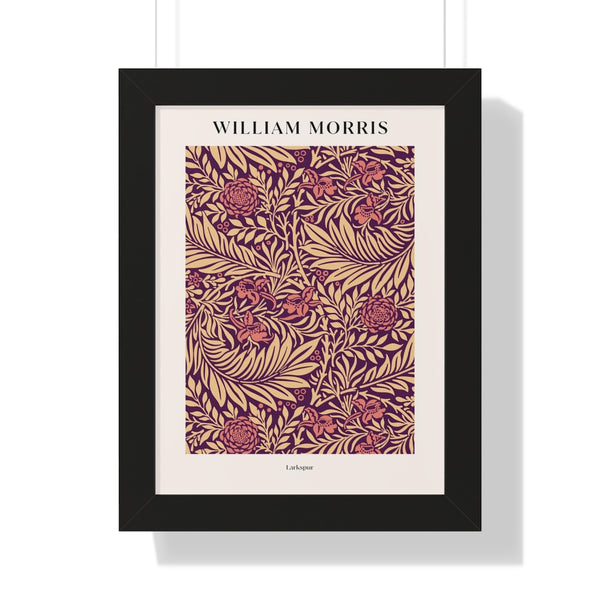 William Morris - Larkspur No2 - Framed Print