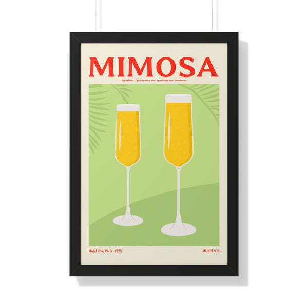 Mimosa Cocktail - Framed Print